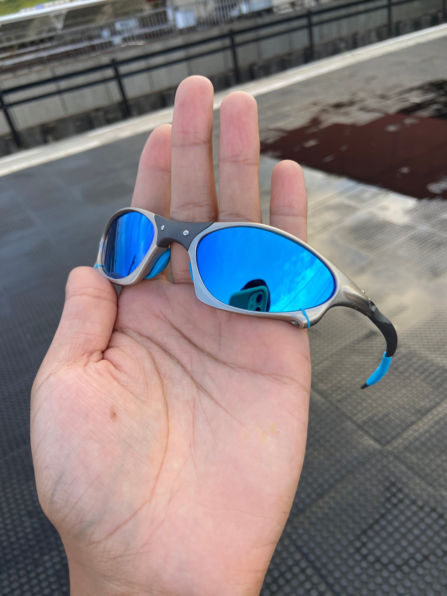 Óculos de Sol Penny Tio 2 Lentes Ice Thug Kit Azul