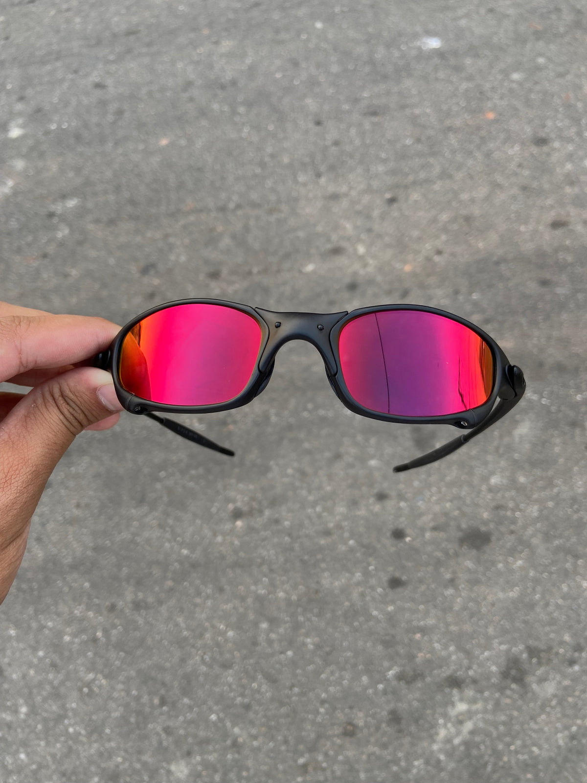 Óculos de Sol Juliet Carbon Lentes Torch (vermelho escuro)