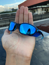 Óculos de Sol Juliet Carbon Lentes Ice Thug Kit azul + Sideblinder azul escuro