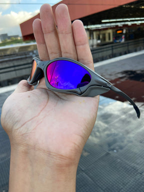 Óculos de Sol Penny xmetal Lentes Tanzanite com sideblinder xmetal