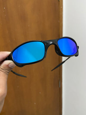 Óculos de sol Juliet Carbon Lentes Ice Thug (azul piscina)