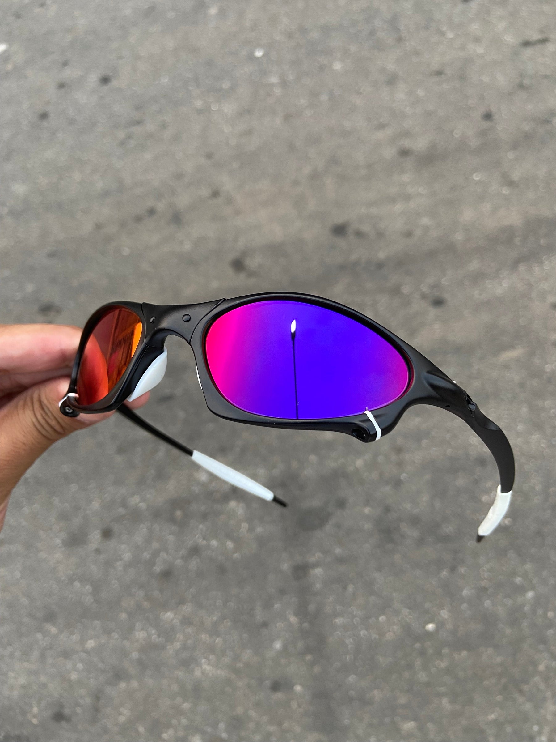 Óculos de sol Penny Carbon Lentes Tanzanite Kit Branco