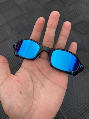 Óculos de sol Juliet Carbon Lentes Ice Thug Kit Azul + Sideblinder black