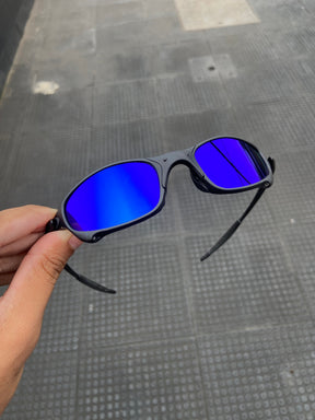 Óculos de Sol Juliet Carbon Lentes Neon Blue (azul escuro)