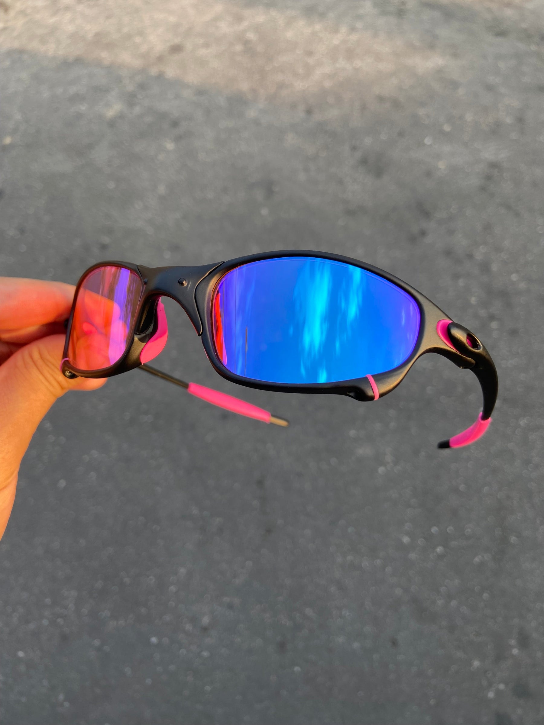 Óculos de sol Juliet Carbon Prizm Kit Rosa