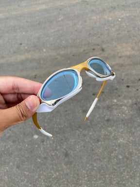 Óculos de sol Penny 24k lentes ice Prizm + Side Blinder e kit branco