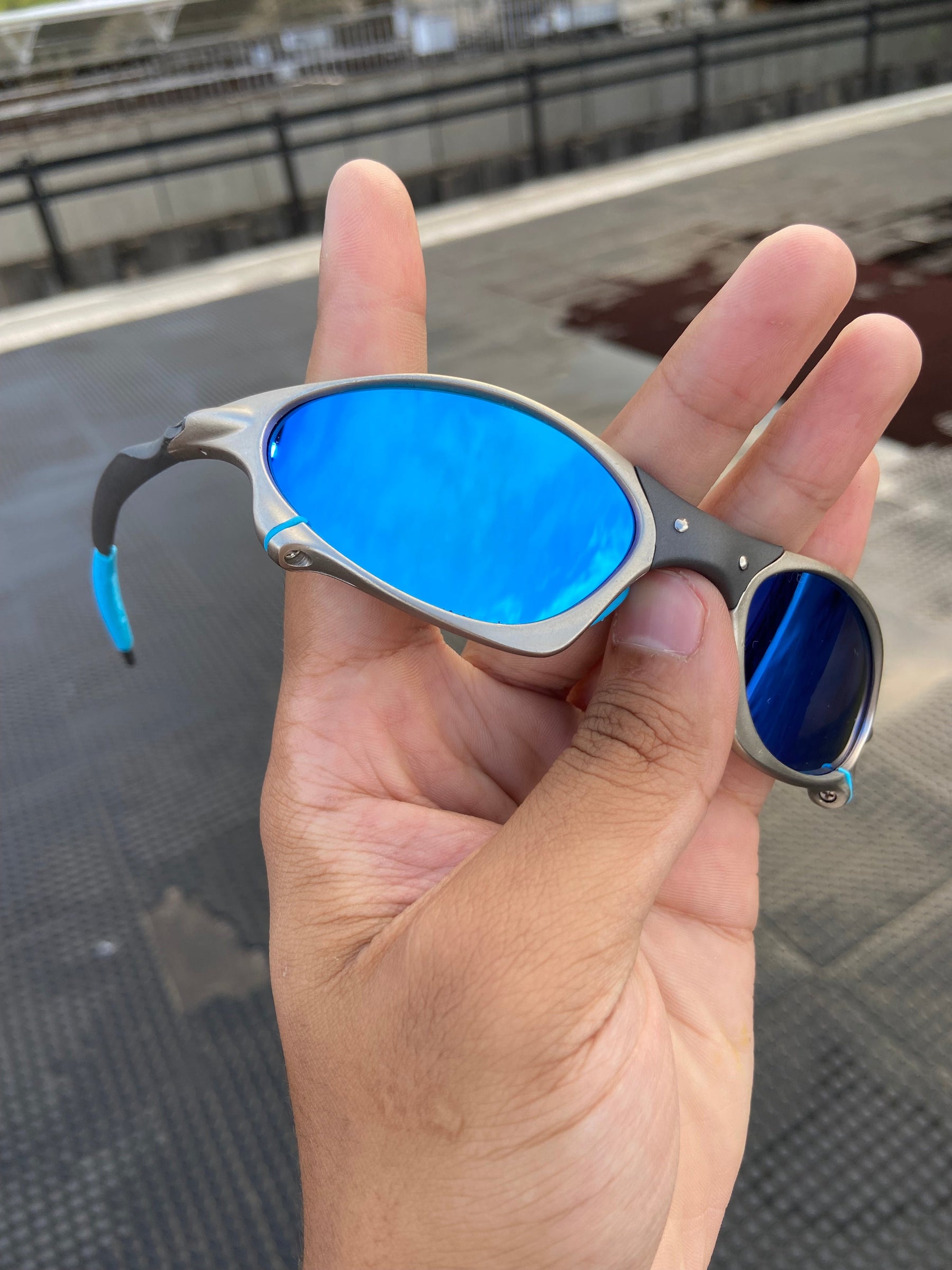 Óculos de Sol Penny Tio 2 Lentes Ice Thug Kit Azul