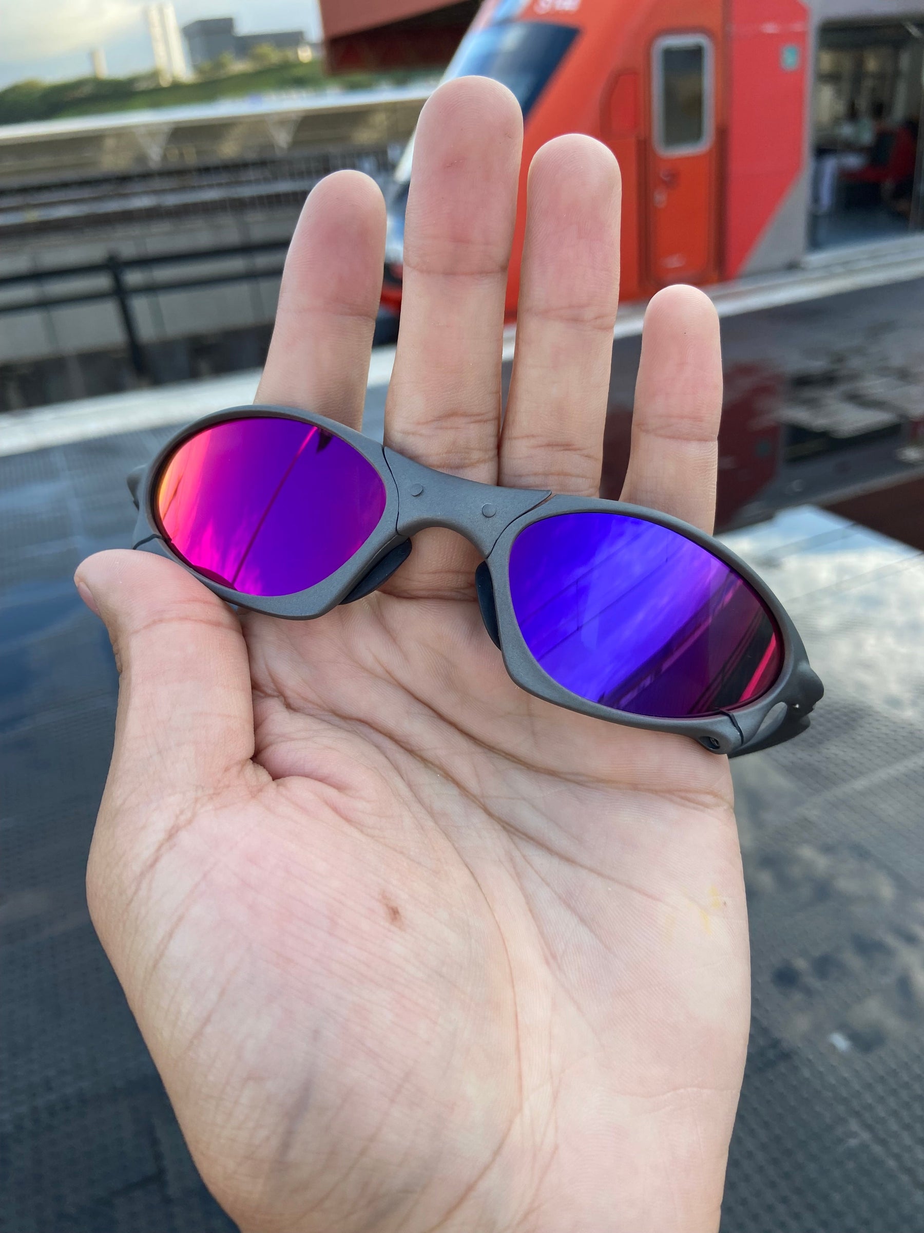 Óculos de Sol Penny xmetal Lentes Tanzanite